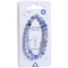 Discount Gifi Bracelet crystal large 26 perles aventurine bleu - Tranquilité