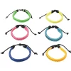 Sale Gifi Bracelet de plage tressé simili fluo