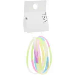 New Gifi Bracelet gomme multicolore best friends x6