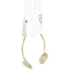 Online Gifi Bracelet rigide feuille palmier