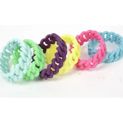 Sale Gifi Bracelet silicone design chaîne vert clair