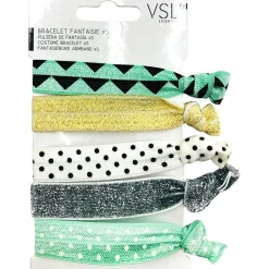 Gifi Bracelet tissu fantaisie x5