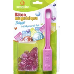 Gifi Jeux De Société Et Éducatifs<Bâton magnétique + 100 pions loto en plastique