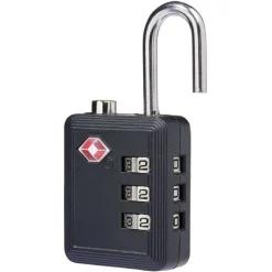 Clearance Gifi Cadenas de voyage avec code de sécurité noir