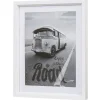 Gifi Cadre déco bus ancien noir et blanc