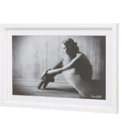 Gifi Cadre déco danseuse assise noir et blanc