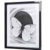 Gifi Cadre déco papillon noir et blanc