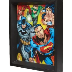 Cadre effet relief 3D Comics supers héros*Gifi Best