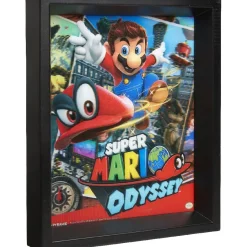 Gifi Cadre effet relief 3D Super Mario Odyssey