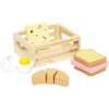 Gifi Jeux D'Imagination Et D'Imitation<Cagette dinette en bois 7 pièces