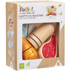 Gifi Jeux D'Imagination Et D'Imitation<Cagette dinette en bois 7 pièces