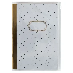 Cahier A5 motif triangle noir 70 pages*Gifi Discount