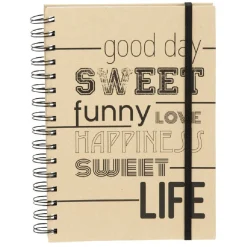 Cahier A5 96 pages effet papier kraft*Gifi Best