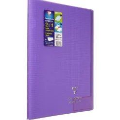 Cahier CLAIREFONTAINE koverbook petits carreaux 96p*Gifi Outlet