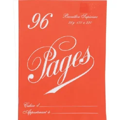 Cahier de bouillon 96 pages*Gifi
