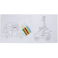 Cahier de coloriage avec feutres*Gifi Discount