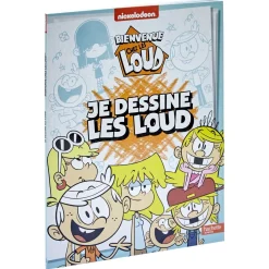 Gifi Cahier de dessin Bienvenue chez les Louds Nickelodeon 64 pages