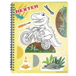 Gifi Jeux Créatifs<Cahier figurine carton à assembler dinosaure