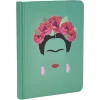 Cahier format A6 motif geisha vert et rouge 184 pages*Gifi New
