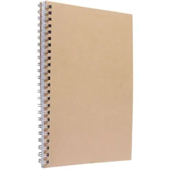 Cahier à spirale A5 beige 80 pages*Gifi Best