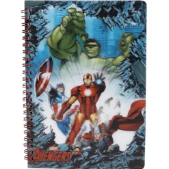 Cahier à spirales lenticulaire Avengers*Gifi Outlet
