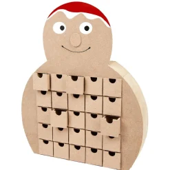 Gifi Calendrier de l'avent bonhomme de neige à décorer medium