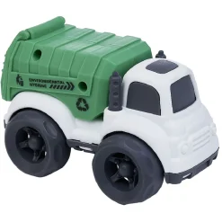 Discount Gifi Camion poubelle plastique vert 10x6,5xH7 cm
