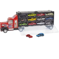 Gifi Jeux D'Imagination Et D'Imitation<Camion remorque et 12 voitures