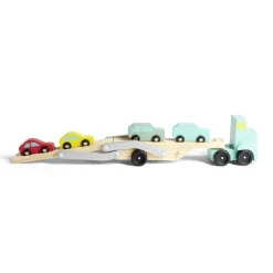 Gifi Eveil<Camion transporteur 4 voitures en bois