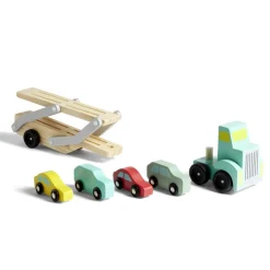 Gifi Eveil<Camion transporteur 4 voitures en bois