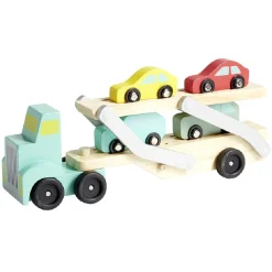 Gifi Eveil<Camion transporteur 4 voitures en bois