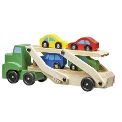 Gifi Eveil<Camion transporteur 4 voitures en bois