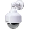 Caméra factice dôme LED blanc extérieur*Gifi Sale
