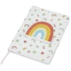 Carnet avec bloc-notes arc-en-ciel 80 feuilles*Gifi Clearance