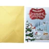 Carte de voeux imprimée Village de Noël*Gifi Outlet