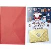 Carte de voeux Père Noël avec porte billet*Gifi Discount