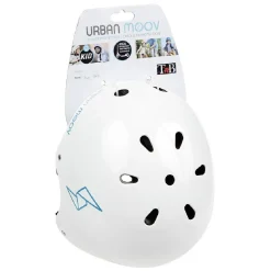 Gifi Casque de protection URBAN MOOV blanc taille S trottinette et vélo