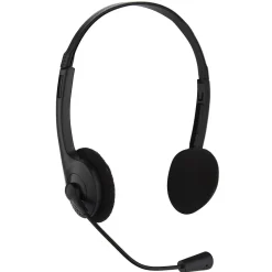 Casque gaming avec micro flexible réglable noir*Gifi Online