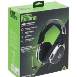 Casque gaming PC Homday avec micro et LED multicolores*Gifi Best