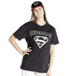 Hot Gifi Casquette Superman coton noir et rouge