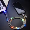 Câble de charge universel effet guirlande 2en1*Gifi