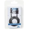 Câble USB vers micro USB métal Noir charge rapide*Gifi Sale