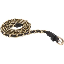 Clearance Gifi Ceinture noire et dorée synthétique
