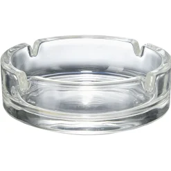 Cendrier rond en verre transparent*Gifi Discount