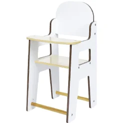 Gifi Jeux D'Imagination Et D'Imitation<Chaise haute en bois pour poupon
