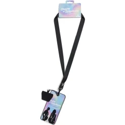 Chaîne de téléphone en tissu noir L96cm*Gifi Online
