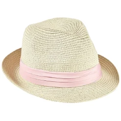 Discount Gifi Chapeau de paille avec ruban