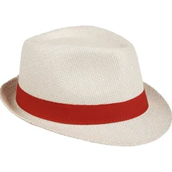 New Gifi Chapeau Panama avec ruban