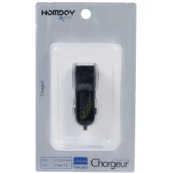 Chargeur allume cigare 2 ports USB Homday X-Pert*Gifi Hot