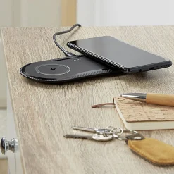Chargeur sans fil double noir*Gifi Best